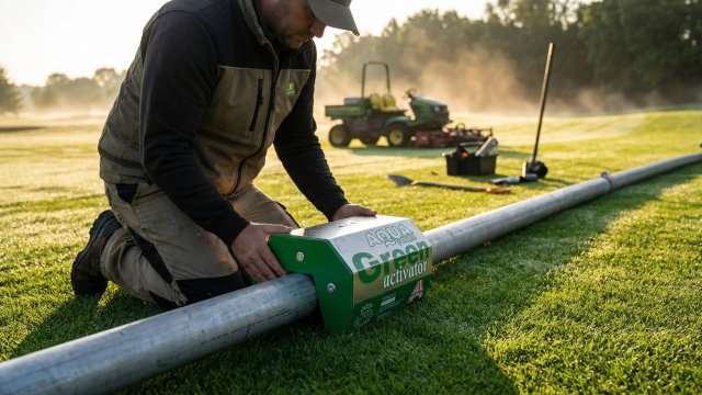Green Activator von Aquavital: Fortschrittliche Wasseraufbereitung für Grünflächen