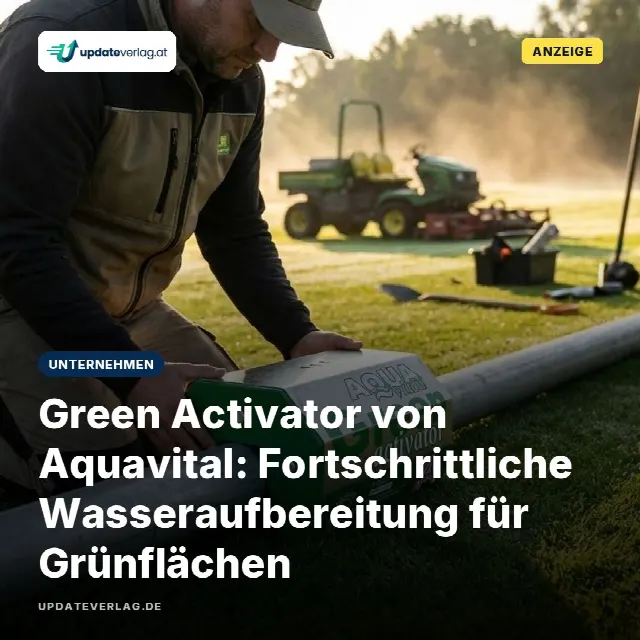 Share-Card fuer Green Activator von Aquavital: Fortschrittliche Wasseraufbereitung für Grünflächen