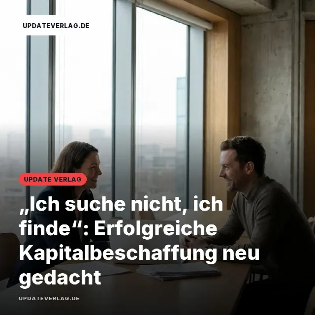 Share-Card fuer „Ich suche nicht, ich finde“: Erfolgreiche Kapitalbeschaffung neu gedacht