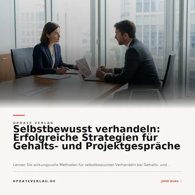 Share-Card fuer Selbstbewusst verhandeln: Erfolgreiche Strategien für Gehalts- und Projektgespräche