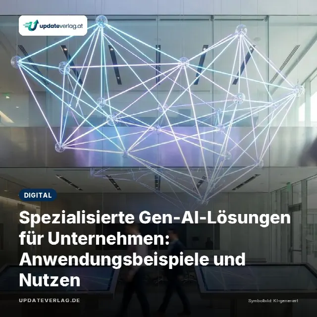 Share-Card fuer Spezialisierte Gen-AI-Lösungen für Unternehmen: Anwendungsbeispiele und Nutzen