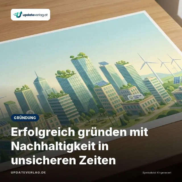 Share-Card fuer Erfolgreich gründen mit Nachhaltigkeit in unsicheren Zeiten