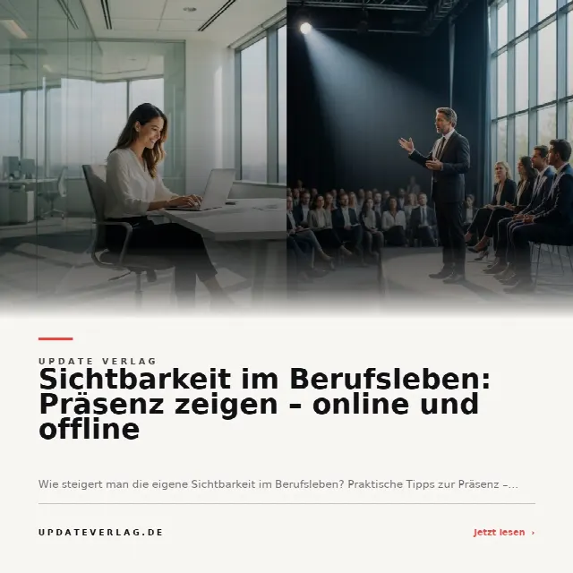 Share-Card fuer Sichtbarkeit im Berufsleben: Präsenz zeigen – online und offline