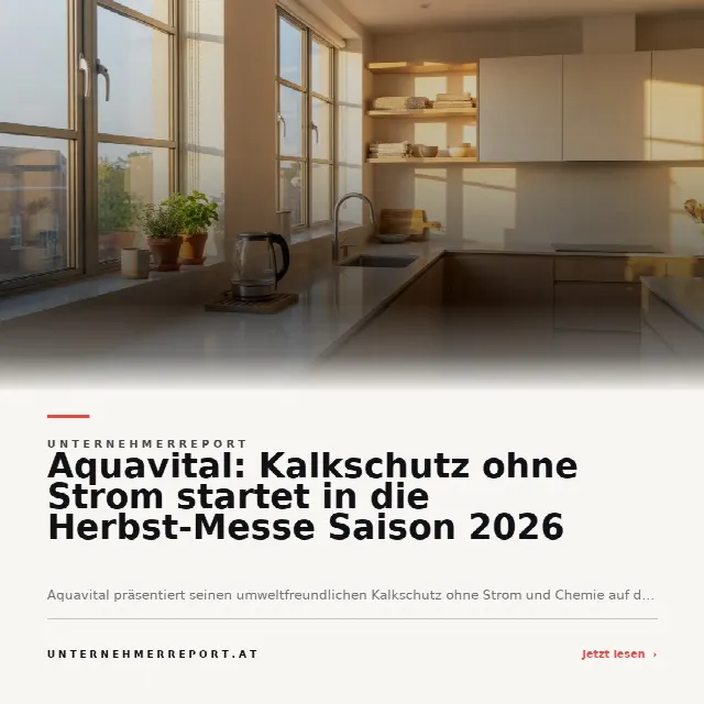 Share-Card fuer Aquavital bringt stromlosen Kalkschutz zur Herbstmesse-Saison 2026