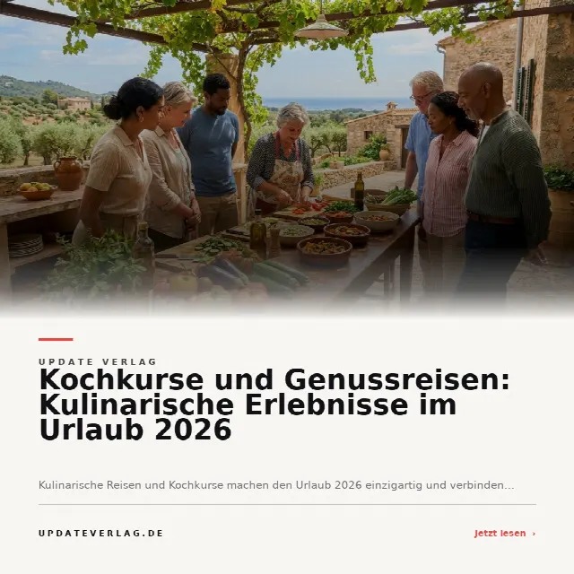 Share-Card fuer Kochkurse und Genussreisen: Kulinarische Erlebnisse im Urlaub 2026