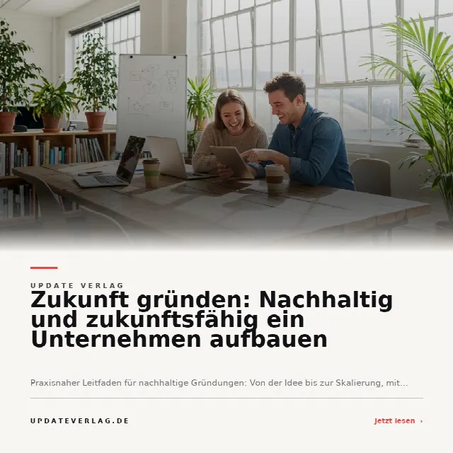Share-Card fuer Zukunft gründen: Nachhaltig und zukunftsfähig ein Unternehmen aufbauen