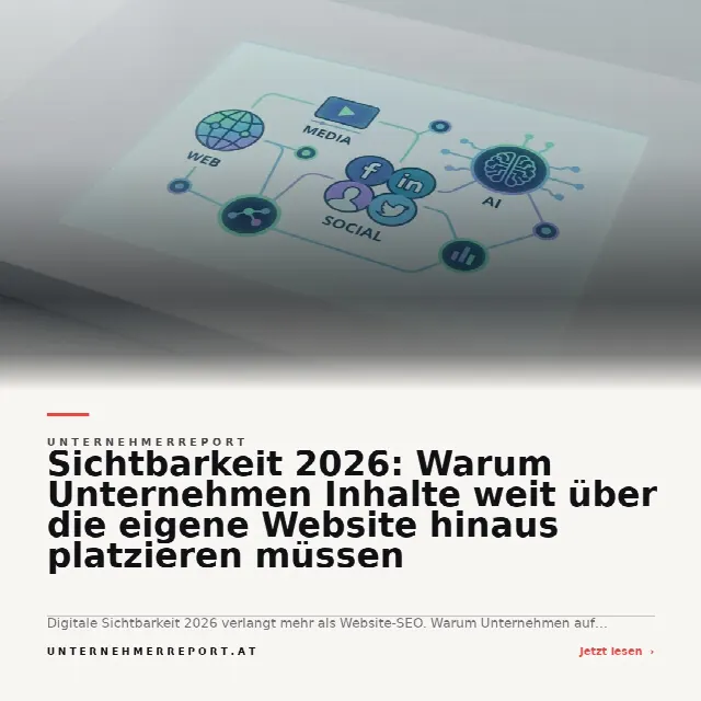 Share-Card fuer Sichtbarkeit 2026: Unternehmen müssen über die eigene Website hinausdenken