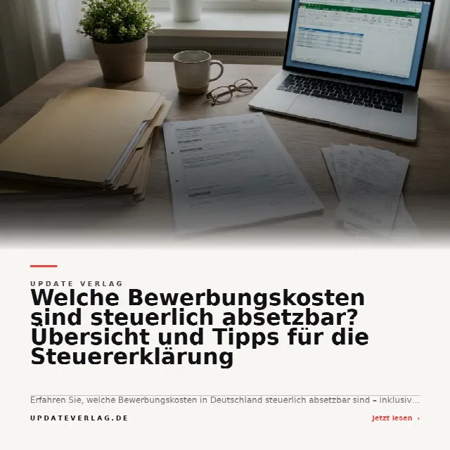 Share-Card fuer Welche Bewerbungskosten sind steuerlich absetzbar? Übersicht und Tipps für die Steuererklärung