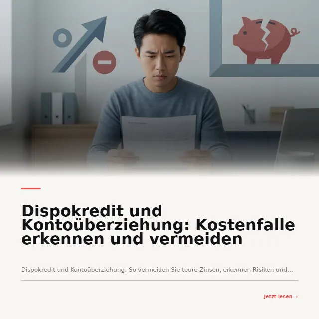 Share-Card fuer Dispokredit und Kontoüberziehung: Kostenfalle erkennen und vermeiden