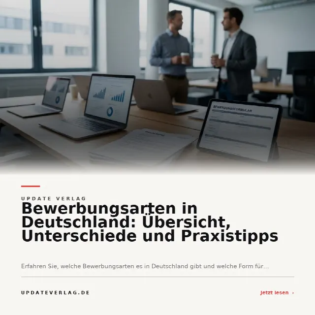 Share-Card fuer Bewerbungsarten in Deutschland: Übersicht, Unterschiede und Praxistipps
