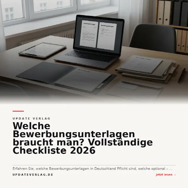 Share-Card fuer Welche Bewerbungsunterlagen braucht man? Vollständige Checkliste 2026