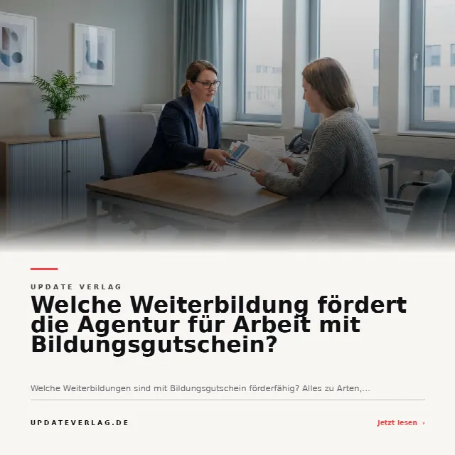 Share-Card fuer Welche Weiterbildung fördert die Agentur für Arbeit mit Bildungsgutschein?