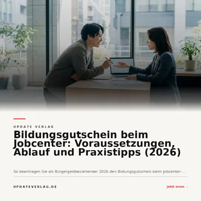 Share-Card fuer Bildungsgutschein beim Jobcenter: Voraussetzungen, Ablauf und Praxistipps (2026)